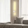 Vägglampa Enkla LED -vägglampor med switchväggljus för sovrummet vardagsrum svart guld inomhus LED -väggsconce för hemkorridorgång