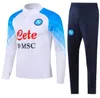 23/24/25 NAPOLI TIGURO SOBUTO Jersey Kit de fútbol de fútbol 2023 2024 SSC Nápoles AE7 D10S Hommes Traje de entrenamiento Formación TUTA Chandal Squityer Jogging