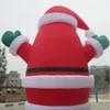 10mH (33ft) With blower Free ship Giant Inflatable Santa Claus father Christmas Decoration old man for Big Promotions Advertising Decorations