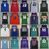 Classique rétro Kevin Durant maillots de basket-ball Chris Paul Pierce Reggie Nowitzki Miller Gilbert Arenas Shady 313 Eminem Spud Webb célèbre pistolet Pete Maravich