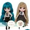 Blythes Doll 16 Joint Body 30cm Blyth Toys Natural Shiny Face With Hands and Diy Fashion Dolls Girl Gift 220707 Drop Delivery DHQDL