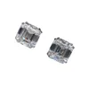 Stud Vinregem 100 925 Sterling Silver Emerald Cut G Criado Moissanite Diamantes Gemstone Brincos Ear Studs Fine Jewelry Wholesal9014023