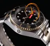 43mm 126603 AR2824 Automatic Mens Watch ARF Sea Deep Two Tone Yellow Gold Ceramics Bezel Black Dial 904L Steel Bracelet Super Edition Same Series Card Puretimewatch