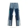 Projektant dżinsów Mężczyzna dżinsowe spodnie dla kobiet i mężczyzn Retro High Street Dżinsy Splashed Ink Graffiti Montage Street Wear Unisex Dżinsy Pantie Rozmiar S-xl
