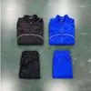 2024 Trapstar Jacke Trainingsanzug Männer Irongate Shell Suit 2.0 Version Blau und Schwarz Qualität Gestickter Schriftzug Frauen Mantel fashion668