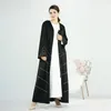 Etnische kleding Dubai Vrouwen Moslim Kralen Open Abaya Vest Kimono Maxi Jurk Islamitische Kaftan Arabische Gewaad Turkije Femme Jalabiya Eid Party