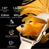 SENBONO Nieuwe 1.91 "Smartwatch Bluetooth Oproep Hartslag Bloed Zuurstof Tracker Sport Smart Horloge Vrouwen Mannen voor IOS Androird