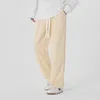 CAAYU – pantalon Cargo ample et droit pour hommes, Streetwear de printemps, mode coréenne Y2k, jambes larges, vêtements de marque, noir et gris, 230226