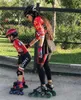 Ensembles de course Bont Enfant Speed Skating Skinsuit Lnline Roller Skate Fast Triathlon Vêtements Ciclismo Combinaison