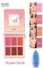 IMAGIC 2Pcs1Pcs 6 Colors Blush Makeup Red disk Professional Cheek Blush High Quality Beauty New Fashion Cosmeti 1Pcs puff9022028