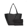 Designer Retro Mode Draagbare Grote Capaciteit Eenvoudige Casual Dames Combo Tas Woon-werk Hand voor Vrouwen