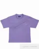 Mode Garçons Filles vagues lettre broderie T-shirt enfants coton manches courtes t-shirts occasionnels 2024 été enfants hauts vêtements S1143