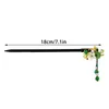Hair Clips Vintage Wooden Stick For Women Girls Chinese Style Wood Hairpin Tassel Elegant Clip Jewelry Accessories