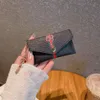 Kluczowa klamra torba samochodowa ręcznie robiona luksusowa klasyczna designerska oryginalna skórzana breloki mężczyźni kobiety mini portfele torebki exquiit270g