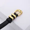 Belts Taurillon designer belts Needle 18mm genuine leather girdle woman fashionable slim womans waistband With 240305