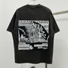 Ładna myjna koszulka T Shirt Kobiet 1 Wysokiej jakości 2024SS Letni w stylu Graffiti Tee Tree-11-Shirt