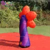 wholesale Maßgeschneiderte Außenwerbung aufblasbare Cartoon-Blumen-Inflations-Pflanzen-Luftballons für Einkaufszentrum-Dekoration, 6 m Höhe mit Luftgebläse, Spielzeug, Sport