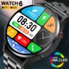 2024 New 6 Fashion Women Voice Calling Real AMOLED HD Screen Sports Smart Watch Men for Huawei Xiaomi