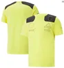 Мужские футболки Футболка F1 Team Driver Мужская одежда для фанатов Летняя одежда больших размеров с короткими рукавами Быстросохнущий гоночный костюм Nje1