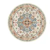 Round Carpets for Living Room Vintage Floral Large Area Home Decor Luxury Bohemian IG Exotic Art Soft Bedroom Polyester Rugs 240223