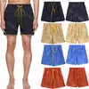 Herenshorts Designer RHUDE Mens Beach Mesh Street Joggingbroek Basketbal heren beperkt zwemmen knielengte elastische taille hiphop hoge sporttraining 002 Q240305