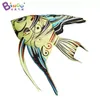 Partihandel Anpassad 4 meter lång jätte Uppblåsbar svälja fisk / luftblåst Big Flying Fish for Ocean Decoration Toys Sports