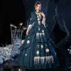 Kleid aus dem 19. Jahrhundert, Rokoko, Barock, historisches Kleid, mittelalterliches Victorain-Kleid, Vintage-Theaterkostüm