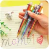 40 шт. южнокорейские креативные канцелярские принадлежности, милые разноцветные шариковые ручки, многофункциональные цветные чернила для печати или 6 240229