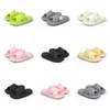 Produktfri frakt Summer Nya tofflor Designer för kvinnor Green White Black Pink Grey Sandaler Fashion-038 Womens Flat Slides Gai Outdoor Shoes 33463 S