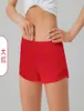 Летние дышащие быстросохнущие спортивные шорты женские039s однотонные карманные брюки для бега для фитнеса спортивная одежда принцессы G9767887
