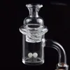 Smoking XL XXL 4mm Bottom Quartz Banger Nail Cyclone Spinning Carb Cap and Glowing Terp Pearl Insert 25mm for Dab Rigs Bongs6073065