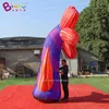 wholesale Shopping Mall Decoration Inflatable Giant Colorful Flower Plants Models For Advertising Event With Air Blower Toys Sports 6M Height