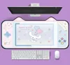 Коврики для мыши Подставки для запястий DATA FROG Cute Cat Ear Big Pad Компьютерная клавиатура Настольный коврик Большой геймерский коврик для мыши Pink Girl Cartoon Kawaii G2534424