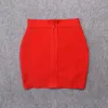Klänningar hqbory sexig criss party röda bandage kjolar 2023 kvinnor flicka sommar mini korta klubb svarta kjolar bodycon hög midja kvalitet