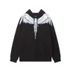 MB Wing Sweater Designer heren- en damessweaters MB Purple Fire Wings bedrukte hoodie Marcelo modemerk Feather herfst/winter hoodie 8E87