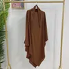 Etniska kläder extra lång triangel khimar huvudduk hijab dubai turkiska headcover sjal halsduk headwraps kvinnor bön islam slöja muslim