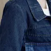 Trending Products Large Size Trench Coat Women Outerwear Denim Jacket Embroidery Autumn Clothing European Fashion 240229