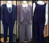 Lace Mother Of the Bride Pant Suits Chiffon With A Jacket For Weddings Elegant Plus Size Custom Made Pant Suits4510989