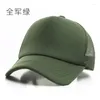 Ball Caps Unisex Er 5 Panel Trucker Hoed Voor Volwassen Zomer Netto Baseball Cap Mannen Vrouwen Blank Mesh Verstelbare Zonneklep