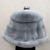 Jaquetas vestido clássico xale outwear fino toque macio mulheres inverno faux pele capa casaco mulheres poncho resistente ao frio