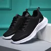 أحذية غير رسمية للرجال للنساء من أجل Black Blue Gray Gai Gai Breatable Record Sports Trainer Sneaker Color-106 Size 35-41