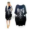 Abito CAVVING 3D Print Nocturnus Rock Fashion Camicie Abito Harajuku Top Donna Taglie USA Gonna da donna Abiti a maniche lunghe