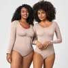 Waist Tummy Shaper Women's jumpsuit long sleeved corset body shaper seamless jumpsuit