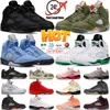 حذاء كرة السلة 5 لرجال Olive 5s Cat Black Aqua Unc Lucky Green Geargetown Concord Racer Blue Raging Bull Jade Horizon What the Trainers With Box