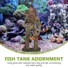 Aquarium Ornaments Decorative Statue Model Tree Man Fish Tank Adornment Supplies 240226