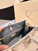 24SS Fashion Classic French Luxury Brand Kvinnor präglade tygväska Dagliga shoppingpendlare Kvinnors handväska crossbody väskor shoppingväskor sminkväska handväska 25 cm