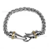 24SS Designer David Yumans Yurma Jewelry Woven Button Bracelet Wheat Double Button Chain Bracelet