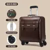 Resväskor resor fortsätter bagage med hjul väskor bärbar makeup resväska duffle påse 18 tum affärsbärbar dator