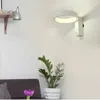 Lámpara de pared LED anillo acrílico dormitorio creativo moderno al lado de la luz interior sala de estar comedor pasillo decoración luces