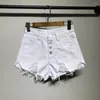 Damesshorts Dames Zomer 5 kleuren Hoge taille Knoopsluiting Gescheurde Street Wear